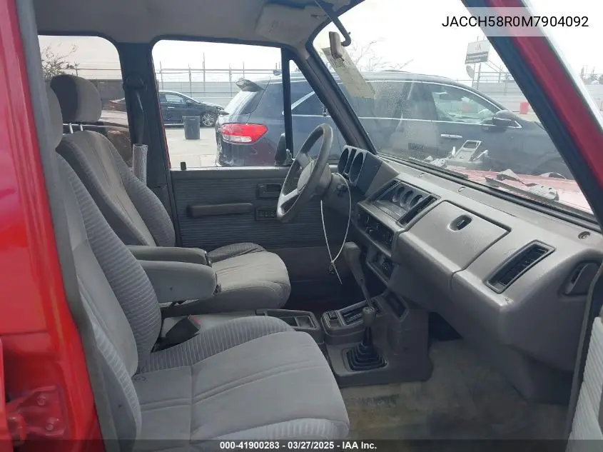 1991 Isuzu Trooper VIN: JACCH58R0M7904092 Lot: 41900283