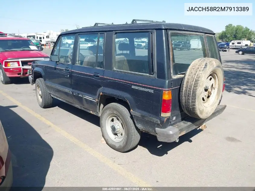 1991 Isuzu Trooper VIN: JACCH58R2M7913389 Lot: 42551661