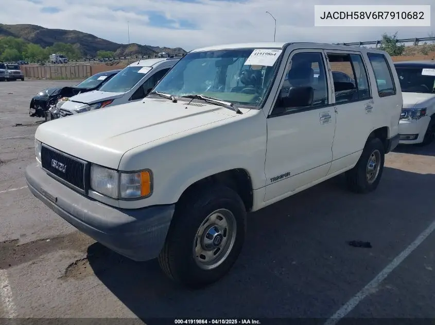 1994 Isuzu Trooper S VIN: JACDH58V6R7910682 Lot: 41919864