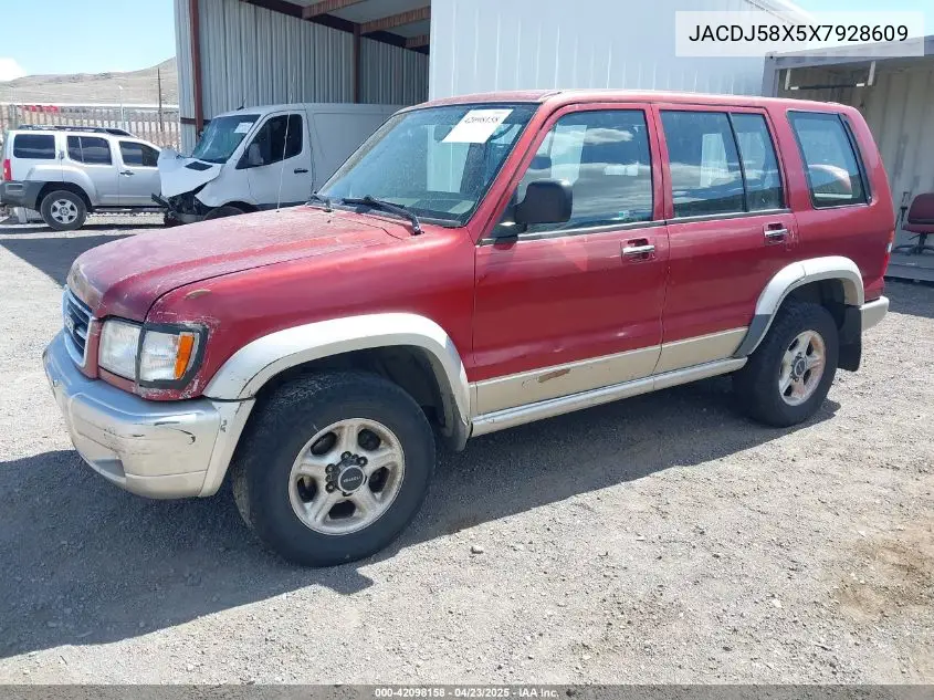 1999 Isuzu Trooper S VIN: JACDJ58X5X7928609 Lot: 42098158