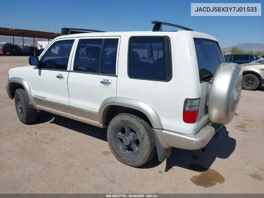 2000 Isuzu Trooper Limited/Ls/S VIN: JACDJ58X3Y7J01533 Lot: 42227720