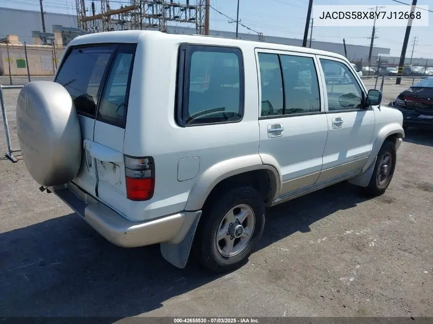 2000 Isuzu Trooper Limited/Ls/S VIN: JACDS58X8Y7J12668 Lot: 42655530