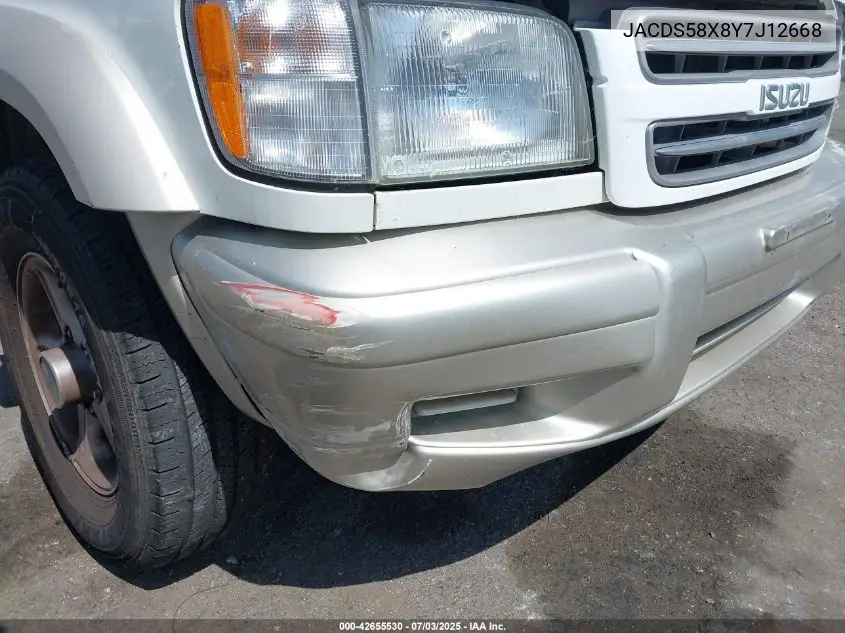 2000 Isuzu Trooper Limited/Ls/S VIN: JACDS58X8Y7J12668 Lot: 42655530