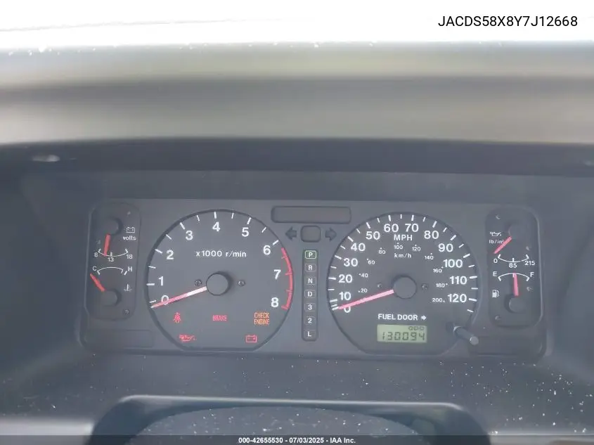 2000 Isuzu Trooper Limited/Ls/S VIN: JACDS58X8Y7J12668 Lot: 42655530