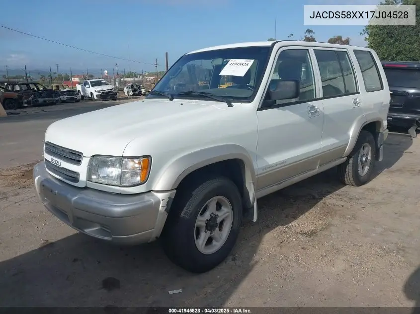 2001 Isuzu Trooper Limited/Ls/S VIN: JACDS58XX17J04528 Lot: 41945828