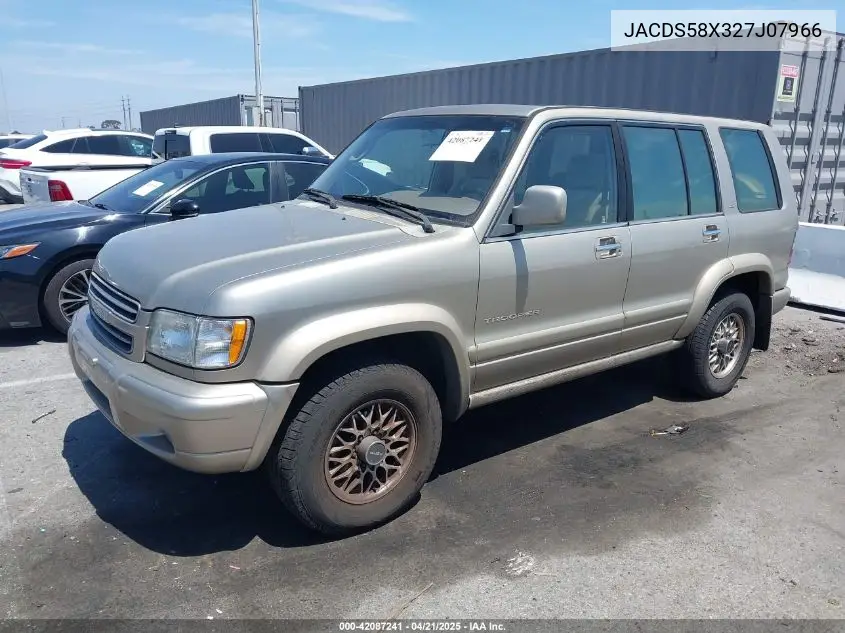 2002 Isuzu Trooper Limited/Ls/S VIN: JACDS58X327J07966 Lot: 42087241