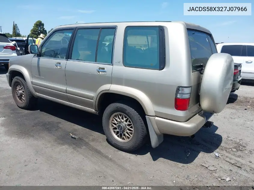 2002 Isuzu Trooper Limited/Ls/S VIN: JACDS58X327J07966 Lot: 42087241