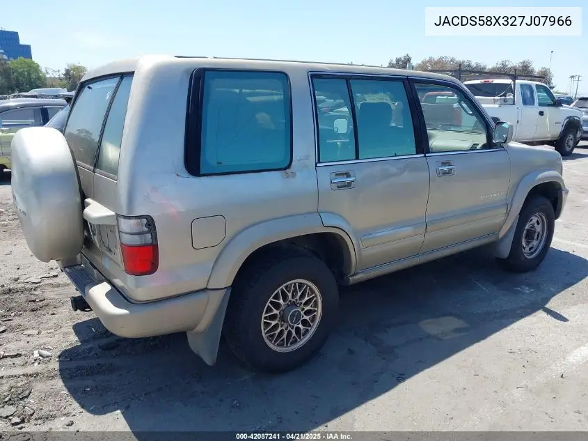 2002 Isuzu Trooper Limited/Ls/S VIN: JACDS58X327J07966 Lot: 42087241