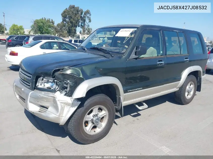 2002 Isuzu Trooper Limited/Ls/S VIN: JACDJ58X427J08532 Lot: 42228494