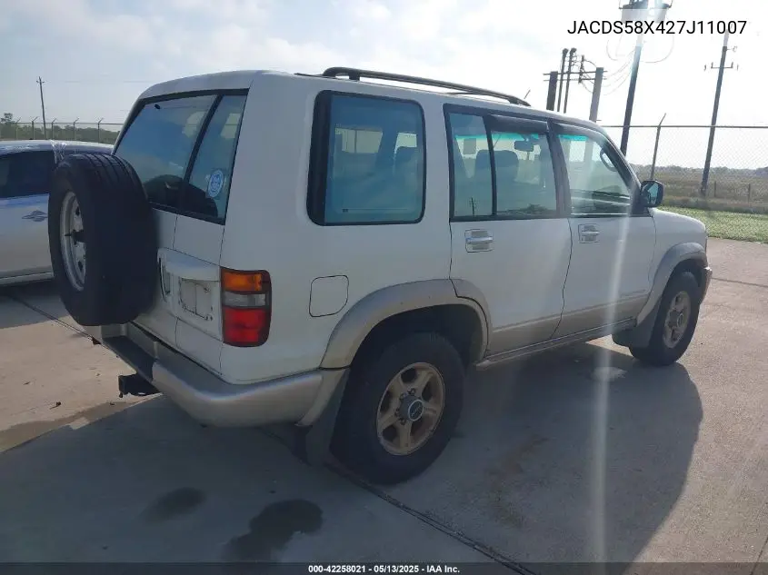 2002 Isuzu Trooper Limited/Ls/S VIN: JACDS58X427J11007 Lot: 42258021