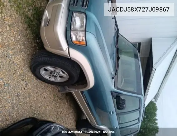 2002 Isuzu Trooper VIN: JACDJ58X727J09867 Lot: 42590444