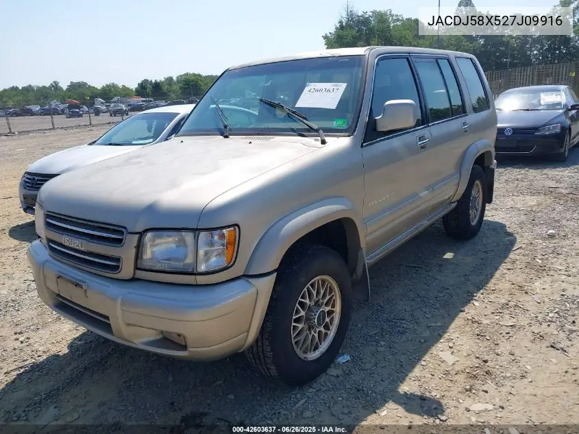 2002 Isuzu Trooper Limited/Ls/S VIN: JACDJ58X527J09916 Lot: 42603637