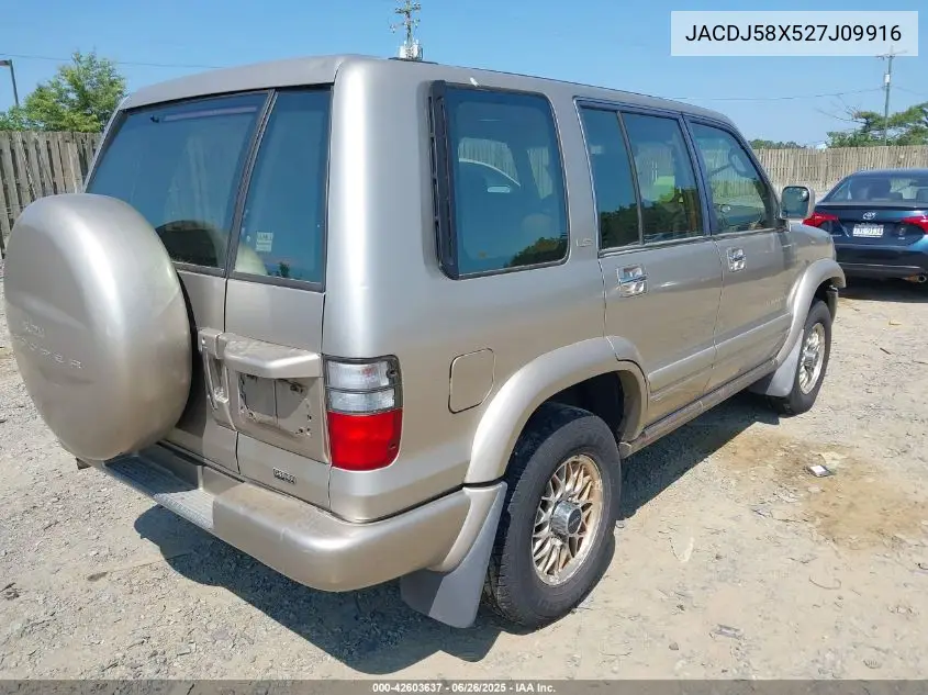 2002 Isuzu Trooper Limited/Ls/S VIN: JACDJ58X527J09916 Lot: 42603637