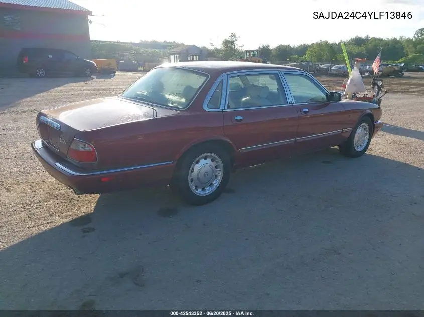 2000 Jaguar Xj8 Vanden Plas VIN: SAJDA24C4YLF13846 Lot: 42543352