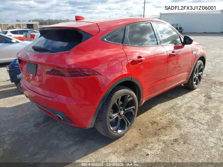 2018 Jaguar E-Pace First Edition VIN: SADFL2FX3J1Z06001 Lot: 41805333