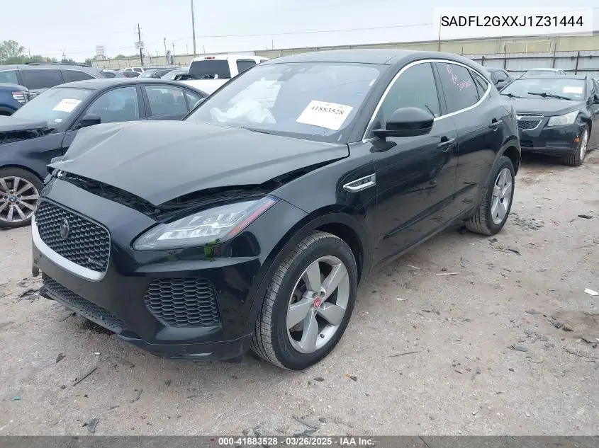 2018 Jaguar E-Pace R-Dynamic Se VIN: SADFL2GXXJ1Z31444 Lot: 41883528