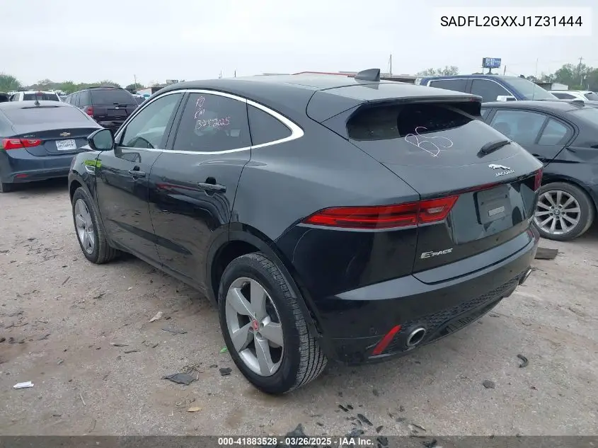 2018 Jaguar E-Pace R-Dynamic Se VIN: SADFL2GXXJ1Z31444 Lot: 41883528