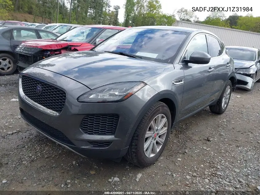 2018 Jaguar E-Pace R-Dynamic S/S VIN: SADFJ2FXXJ1Z31984 Lot: 42006201