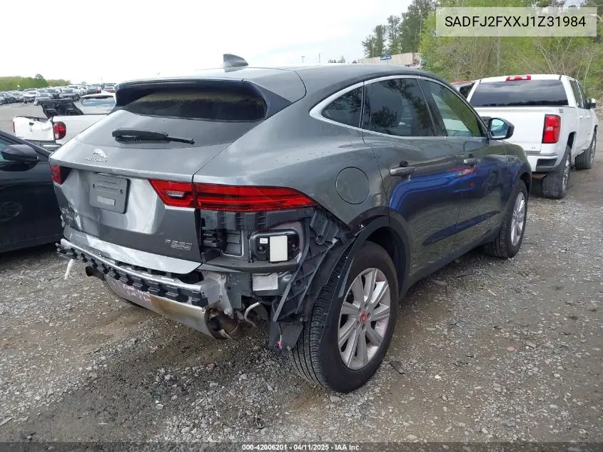 2018 Jaguar E-Pace R-Dynamic S/S VIN: SADFJ2FXXJ1Z31984 Lot: 42006201