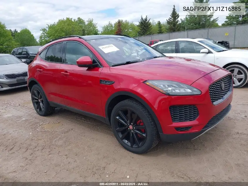 2018 Jaguar E-Pace Se VIN: SADFP2FX1J1Z16885 Lot: 42293911
