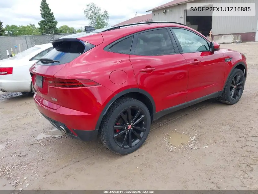 2018 Jaguar E-Pace Se VIN: SADFP2FX1J1Z16885 Lot: 42293911