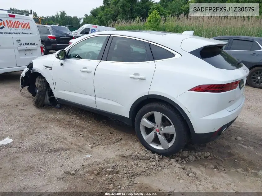 2018 Jaguar E-Pace Se VIN: SADFP2FX9J1Z30579 Lot: 42340114