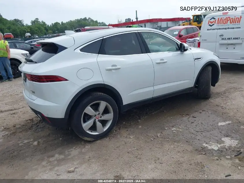 2018 Jaguar E-Pace Se VIN: SADFP2FX9J1Z30579 Lot: 42340114