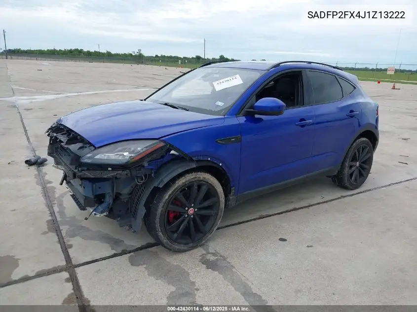 2018 Jaguar E-Pace Se VIN: SADFP2FX4J1Z13222 Lot: 42430114