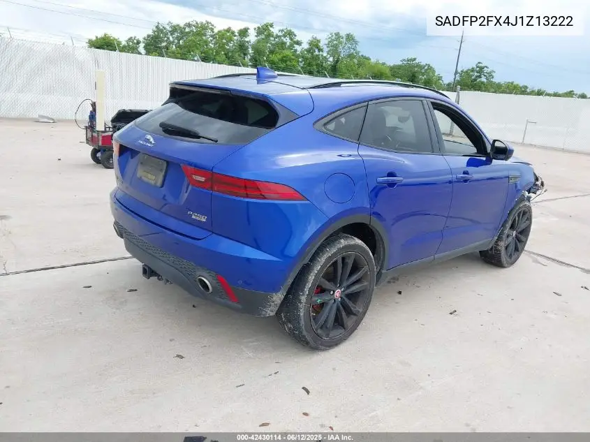 2018 Jaguar E-Pace Se VIN: SADFP2FX4J1Z13222 Lot: 42430114