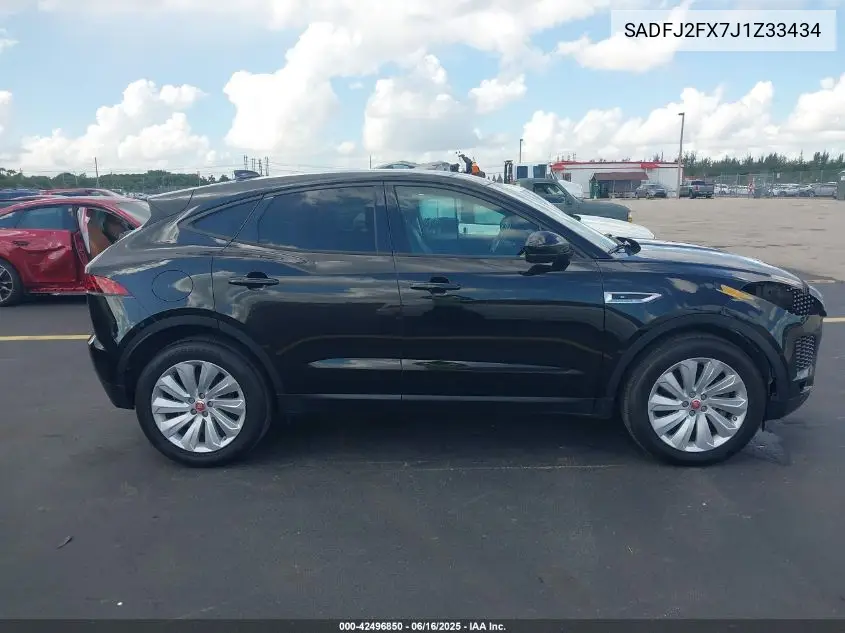 2018 Jaguar E-Pace R-Dynamic S/S VIN: SADFJ2FX7J1Z33434 Lot: 42496850