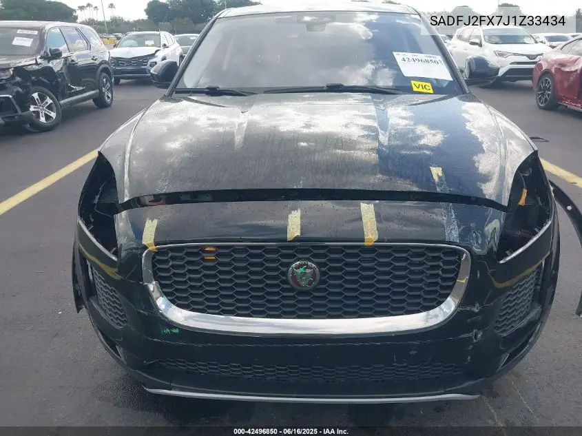 2018 Jaguar E-Pace R-Dynamic S/S VIN: SADFJ2FX7J1Z33434 Lot: 42496850