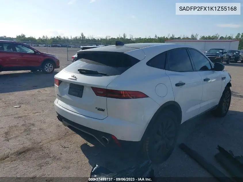 2019 Jaguar E-Pace Se VIN: SADFP2FX1K1Z55168 Lot: 37499737