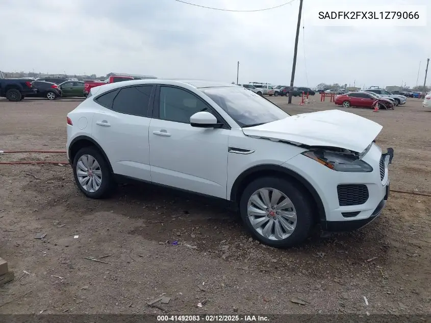 2020 Jaguar E-Pace P250 Awd Automatic VIN: SADFK2FX3L1Z79066 Lot: 41492083