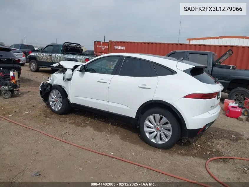 2020 Jaguar E-Pace P250 Awd Automatic VIN: SADFK2FX3L1Z79066 Lot: 41492083