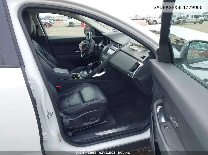2020 Jaguar E-Pace P250 Awd Automatic VIN: SADFK2FX3L1Z79066 Lot: 41492083