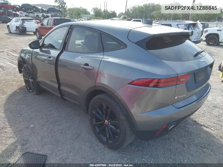 2020 Jaguar E-Pace Se P250 Awd Automatic VIN: SADFP2FX4L1Z88845 Lot: 42097968