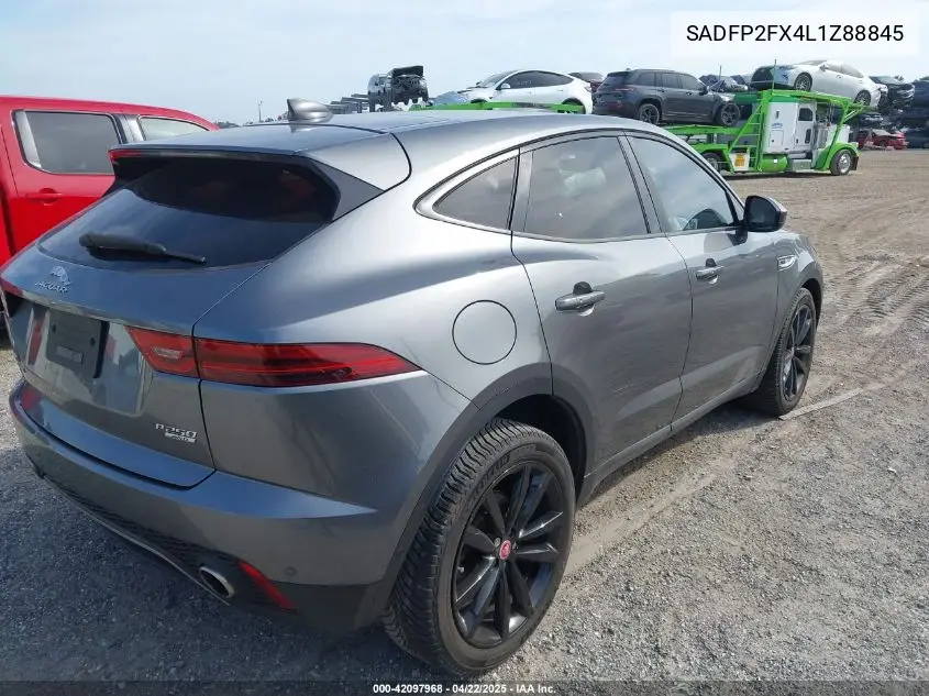 2020 Jaguar E-Pace Se P250 Awd Automatic VIN: SADFP2FX4L1Z88845 Lot: 42097968
