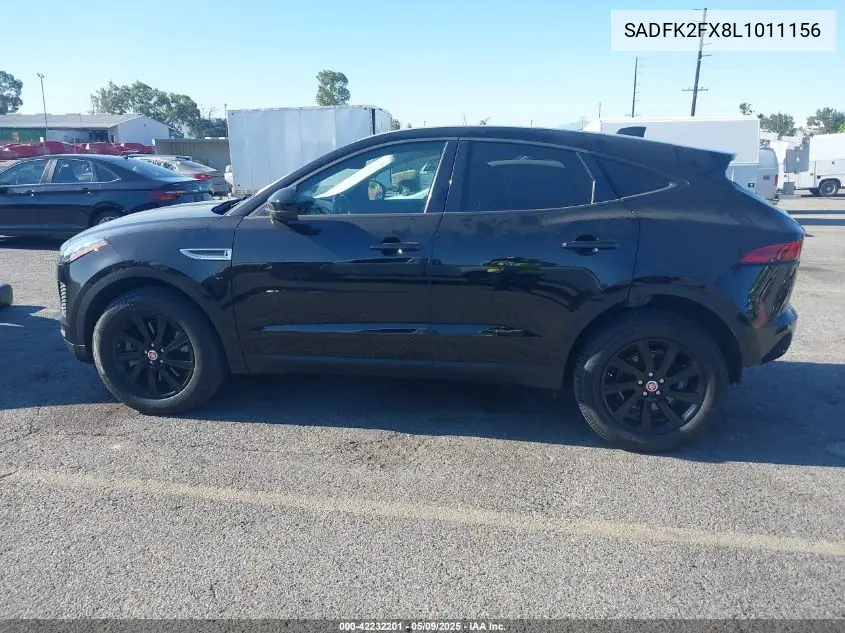 2020 Jaguar E-Pace P250 Awd Automatic VIN: SADFK2FX8L1011156 Lot: 42232201