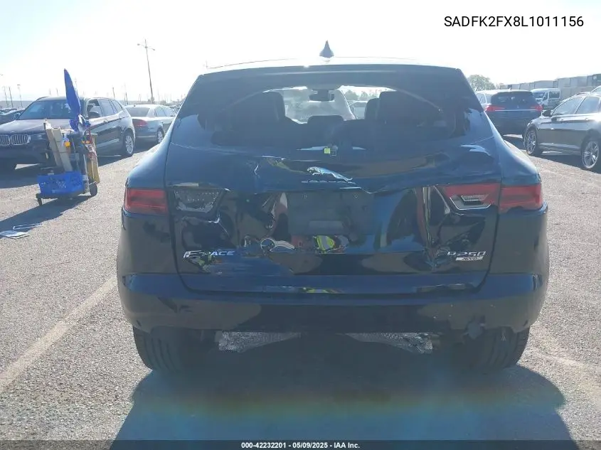 2020 Jaguar E-Pace P250 Awd Automatic VIN: SADFK2FX8L1011156 Lot: 42232201