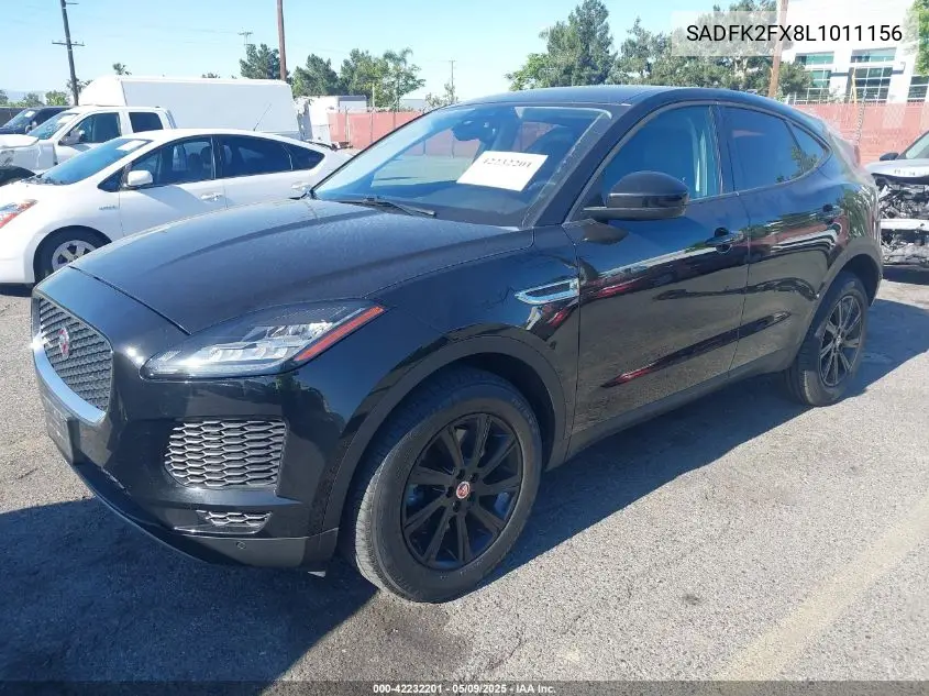 2020 Jaguar E-Pace P250 Awd Automatic VIN: SADFK2FX8L1011156 Lot: 42232201