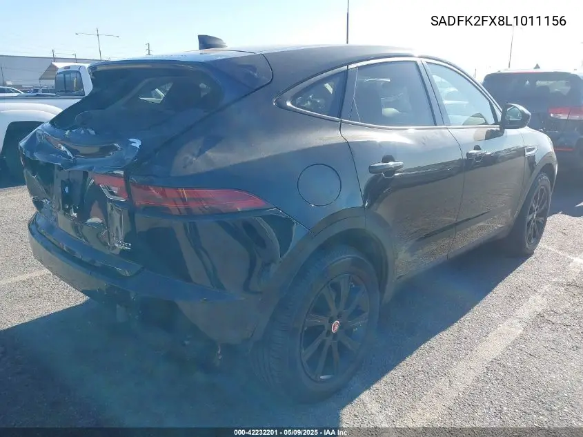 2020 Jaguar E-Pace P250 Awd Automatic VIN: SADFK2FX8L1011156 Lot: 42232201