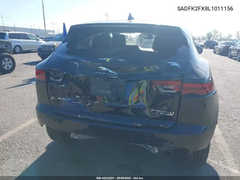 2020 Jaguar E-Pace P250 Awd Automatic VIN: SADFK2FX8L1011156 Lot: 42232201