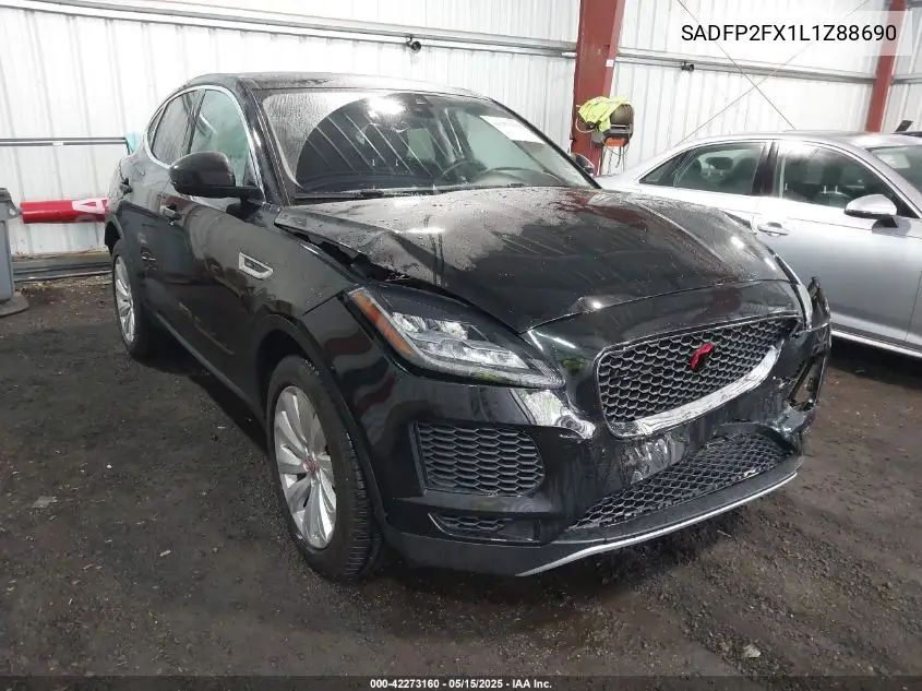 2020 Jaguar E-Pace Se P250 Awd Automatic VIN: SADFP2FX1L1Z88690 Lot: 42273160