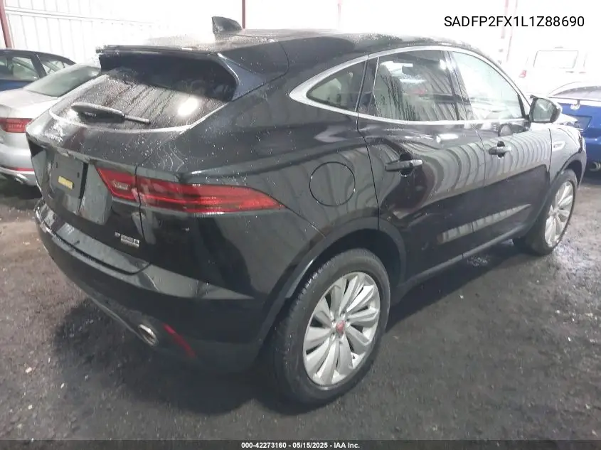 2020 Jaguar E-Pace Se P250 Awd Automatic VIN: SADFP2FX1L1Z88690 Lot: 42273160
