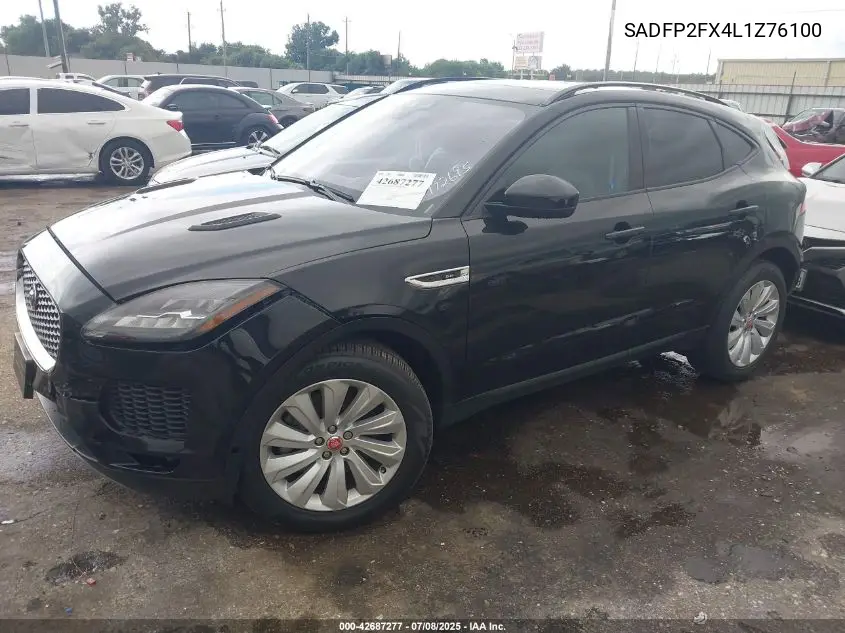 2020 Jaguar E-Pace Se P250 Awd Automatic VIN: SADFP2FX4L1Z76100 Lot: 42687277