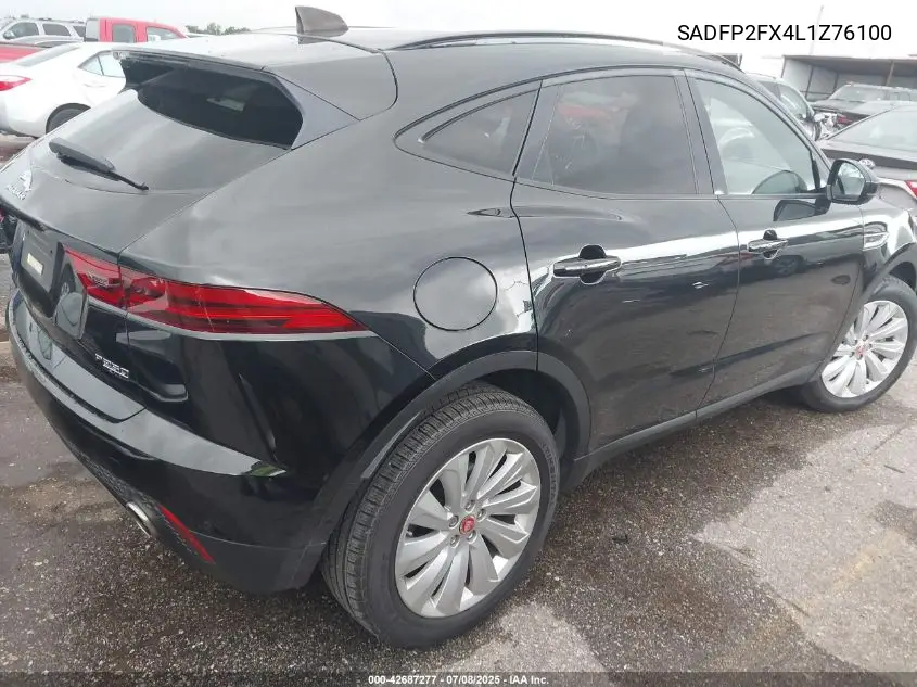 2020 Jaguar E-Pace Se P250 Awd Automatic VIN: SADFP2FX4L1Z76100 Lot: 42687277