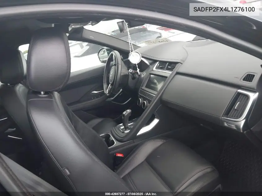 2020 Jaguar E-Pace Se P250 Awd Automatic VIN: SADFP2FX4L1Z76100 Lot: 42687277