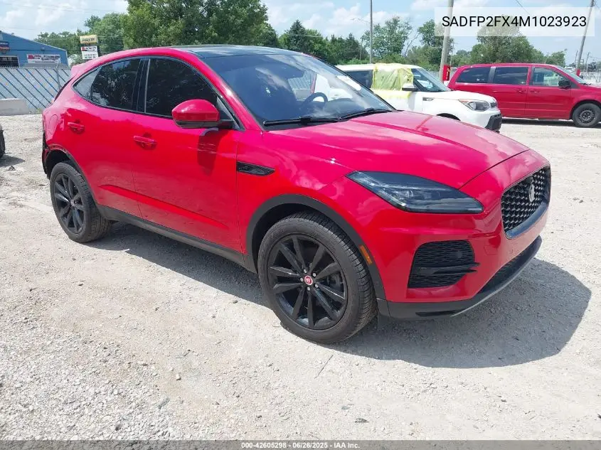 2021 Jaguar E-Pace Se P250 Awd Automatic VIN: SADFP2FX4M1023923 Lot: 42605298