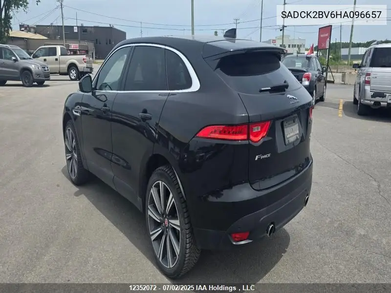 2017 Jaguar F-Pace Prestige VIN: SADCK2BV6HA096657 Lot: 12352072