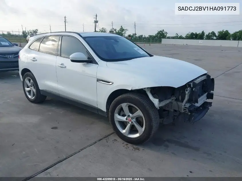 2017 Jaguar F-Pace 35T Premium VIN: SADCJ2BV1HA091773 Lot: 42289518